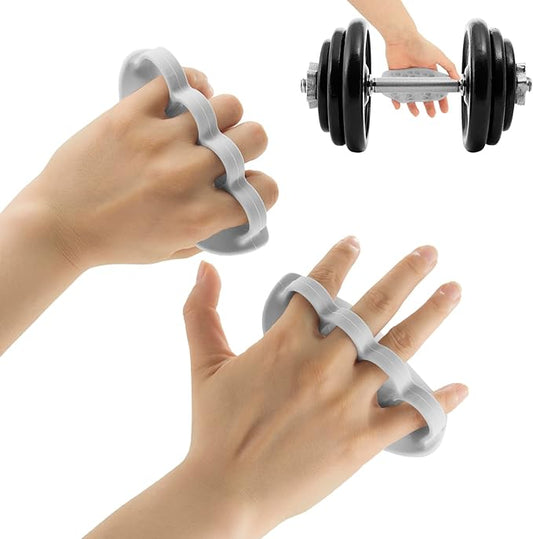 Anti-Slip Workout Grips: New Rubber Gym Grips Deadlifts Palm Protection Gloves for Weight Lifting, Dumbbell, Deadlift, Bar Pad Pull Up Grippers, Gym Training and Exercise for Men Women