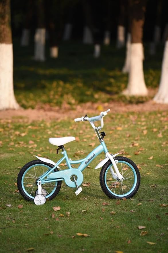 Kids Bike 14 16 18 Inch Bicycle for 3-9 Years Boys Girls Bike,Children's Bicycle with Bell Training Wheels, Multiple Colors