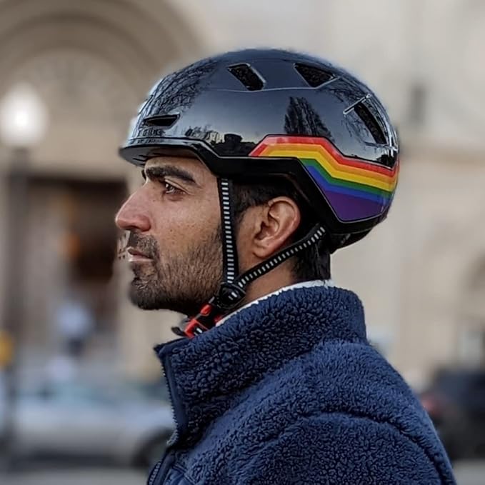 Bike Helmet with LED Lights - Urban Bicycle Helmet for Adults, Men & Women - CPSC & NTA-8776 Dual Certified - Class 3 E-Bikes, Scooters, Onewheel, Commuter, Mountain