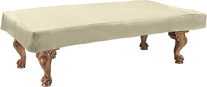 Covermates Pool Table Cover - Water Resistant Polyester, Double Stitched Seams, Outdoor Living Covers, 100W x 56D x 8H, Khaki