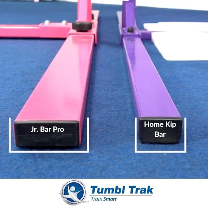 Tumbl Trak Jr. Bar PRO Adjustable Height Horizontal Gymnastics Kip Bar for the Gym or Home