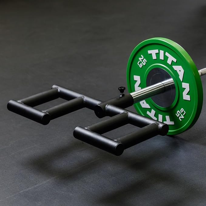 Titan Fitness Viking Press Landmine Attachment, 50mm Neutral Fat Grip Handle, Fits 2" Olympic Barbell, Home Gym Equipment for Shoulder Press, Row, Squat, Deadlift & More