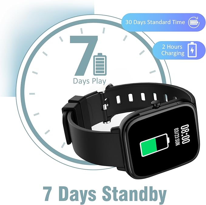 Smart Watch for Men Women (Answer/Make Call) - 1.9" Full Touch Screen Smartwatch iOS Android Compatible, Fitness Tracker Watch with Heart Rate Sleep Monitor, BP, SpO2, Step Counter (Stone Black)