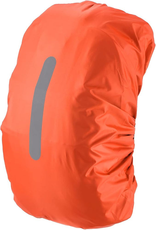 Waterproof Backpack Rain Cover Waterproof Backpack Cover, Bag Rain Cover with A Vertical Reflective Strap for Hiking/Biking/Camping/Outdoor Traveling