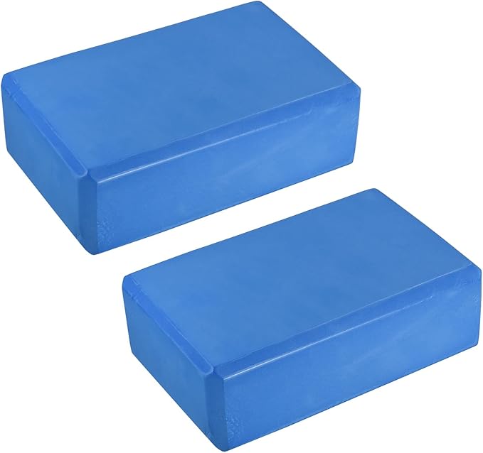uxcell Yoga Block Light Weight High-Density EVA Foam Brick for Beginners, Yogis, Pilates, Meditation