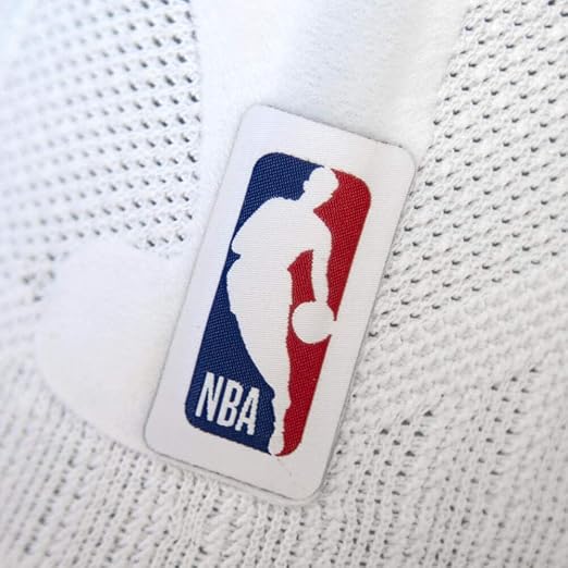 Bauerfeind Sports Knee Support NBA - Officially Licensed Basketball Knee Brace - Relief and Stabilization - Targeted Compression - Lightweight & Durable - White, Large