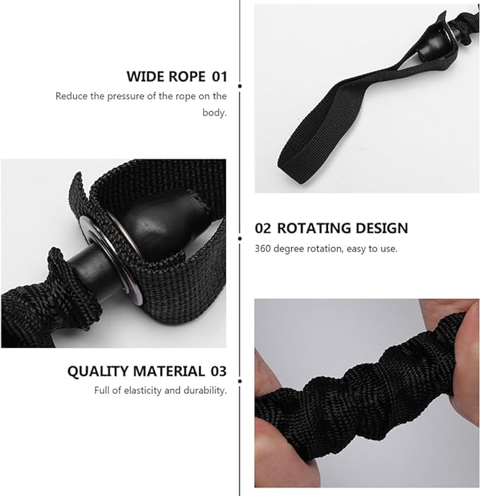 Abdominal Wheel Elastic Rope - Resistance Bands for Core Strength Training Multi-Functional Ab Roller with Cloth Cover for Home and Gym Use