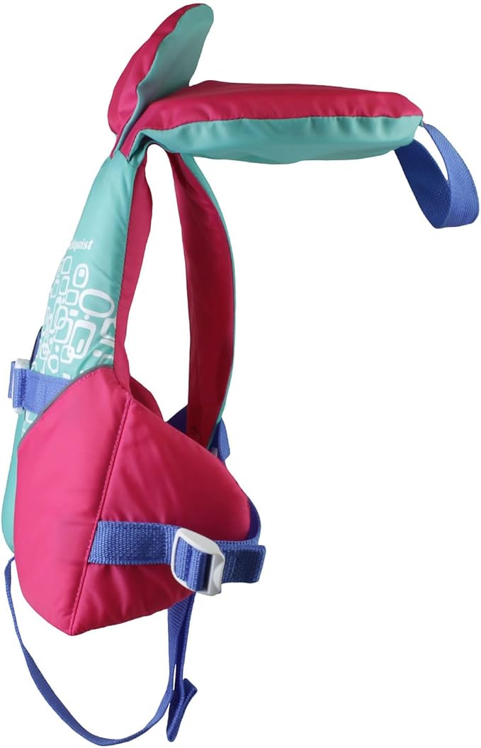 Stohlquist Infant Life Jacket, US Coast Guard Approved, Type II Life Vest (20-30 lbs) for Babies and Toddlers, Support Collar with Grab Handle, PFD for Pools, Lakes and Boating