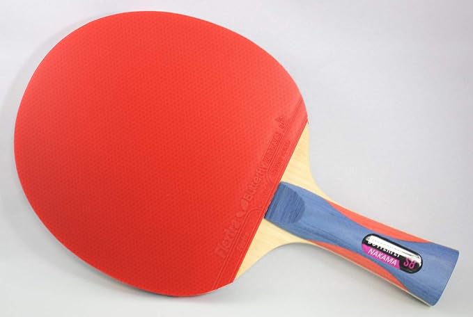 Butterfly Nakama Shakehand Ping Pong Paddle - Recommended for Beginner & Intermediate Level Players - Includes Two Free 40+ Balls - International Table Tennis Federation Approved
