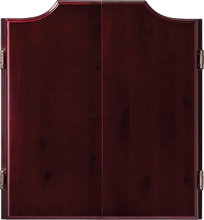 Viper Hudson Sisal/Bristle Steel Tip Dartboard Cabinet, Mahogany Finish