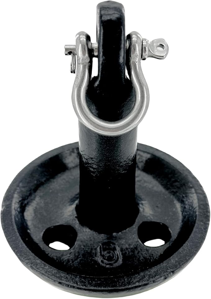 XIALUO Marine Mushroom Anchor Kit 5 lb Black PE Coated Kayak Anchor Accessories with 30 ft Rope for Fishing Kayaks, Canoe, Jet Ski, SUP Paddle Board and Small Boats