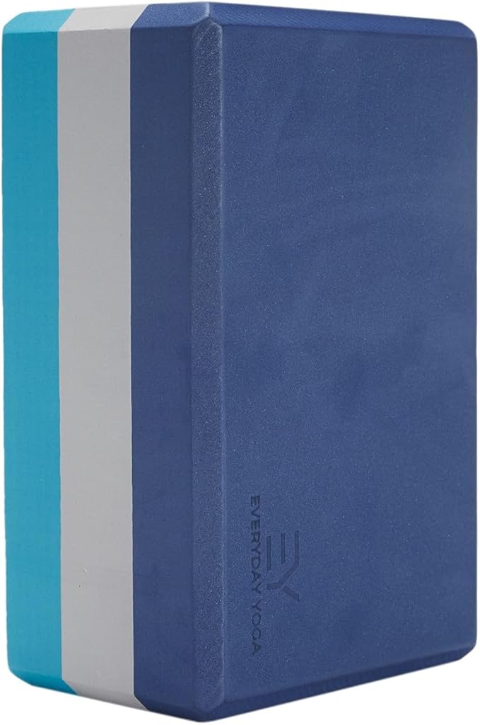 𝗘𝘃𝗲𝗿𝘆𝗱𝗮𝘆 𝗬𝗼𝗴𝗮 Foam Block with Soft Non-Slip Surface for Stability, Balance, and Deepen Stretches - Ideal for Yoga, Pilates, and Meditation Accessories (Sold Singular)