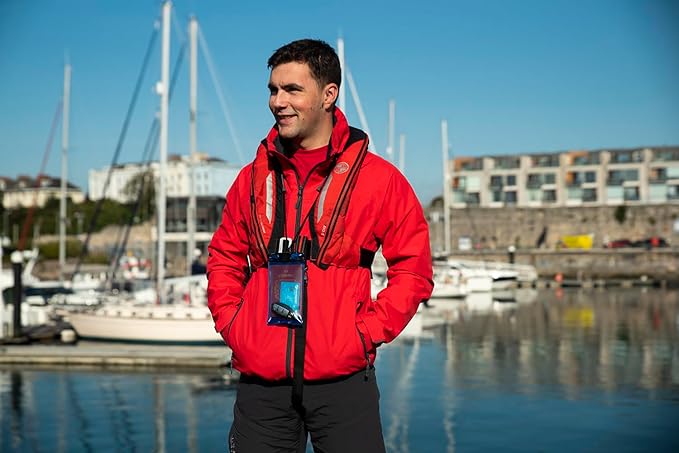 Aquapac Keymaster+ Waterproof Travel Case, Made in the UK, Carry Cord, Travel Essential, 5 Year Warranty, Watersports, Hiking, Mountain Biking, Running Accessory