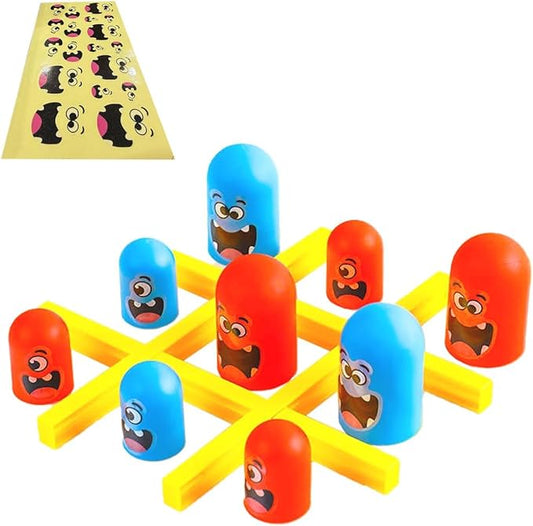 Tic Tac Toe Game for Kids and Family,Fun Strategy Board Game,Strategy Head to Head Games,Puzzle Game Suitable for All Age Groups.