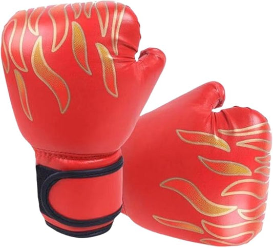 Boxing Gloves for Kids Kids Boxing Gloves for 3-8 Years Shock Boy Little Tiger Tiger Picture Cartoon PU Training Kickboxing Red Blue Black
