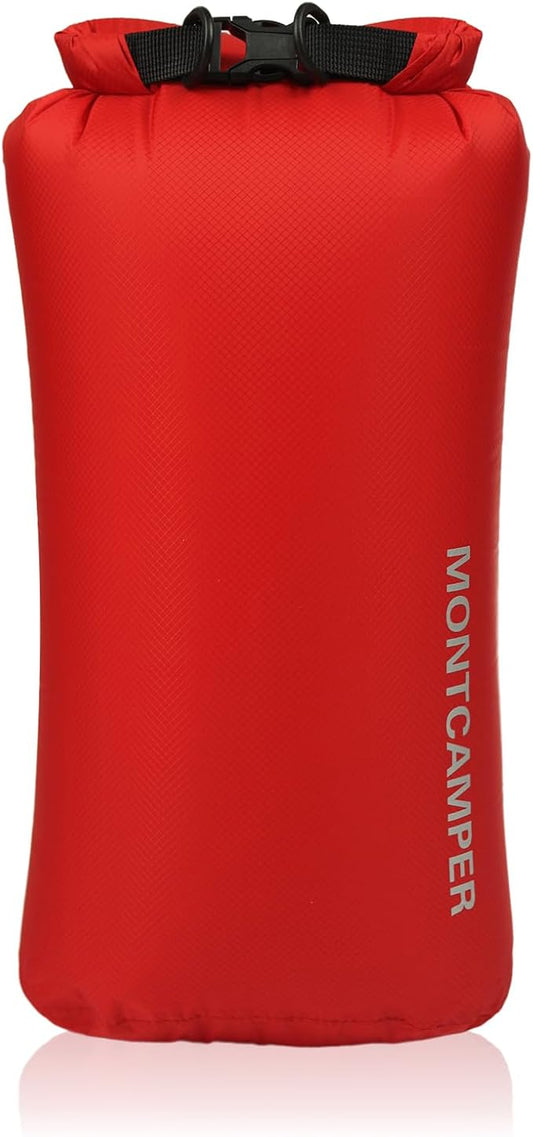 Waterproof Dry Bag-Large capacity Storage Sack for Outdoor Adventures-Enhanced 30D Nylon Waterproof Fabric-Float on Water-Keep Luggage Dry and Organized(10L/Red)