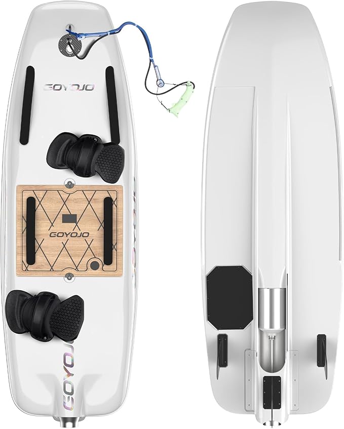 GOYOJO High-Speed Electric Surfboard - 12/15 KW Water Jet Surfing Board, Maximum Speed of 65 KM/h, Battery Life of 50-80 Minutes, Hybrid Fiber Construction, Suitable for Adults