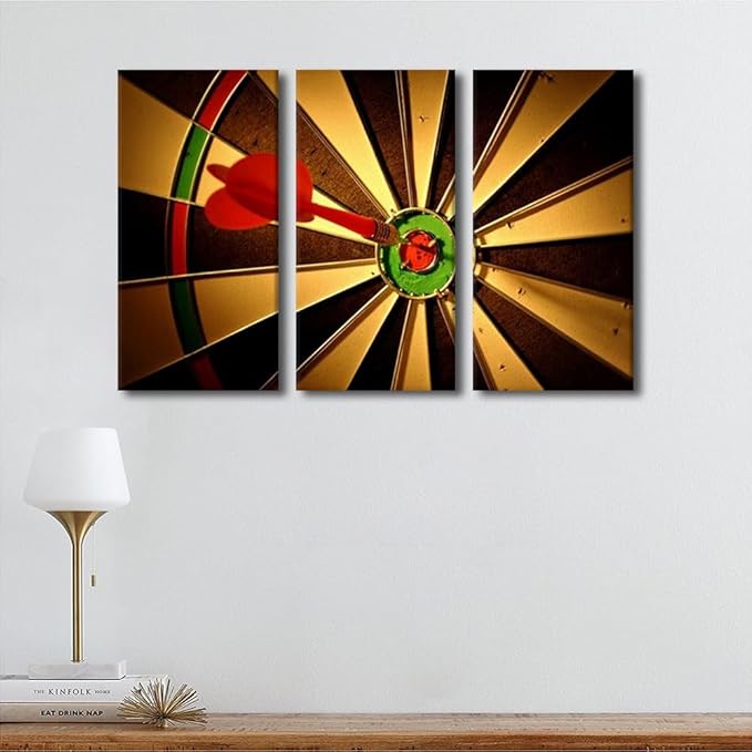 Canvas Wall Art for Bedroom Living Room Wall Art Motivational Modern Home Decor Art Design Painting Pictures 3 Pieces Office Wall Decor Contemporary House Artwork Frame Ready to Hang - 28"Wx42"H