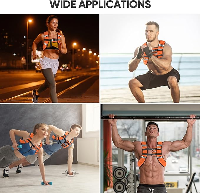 APEXUP Weighted Vest Men Women, Weight Vest for Women Workout Equipment for Strength Training Running