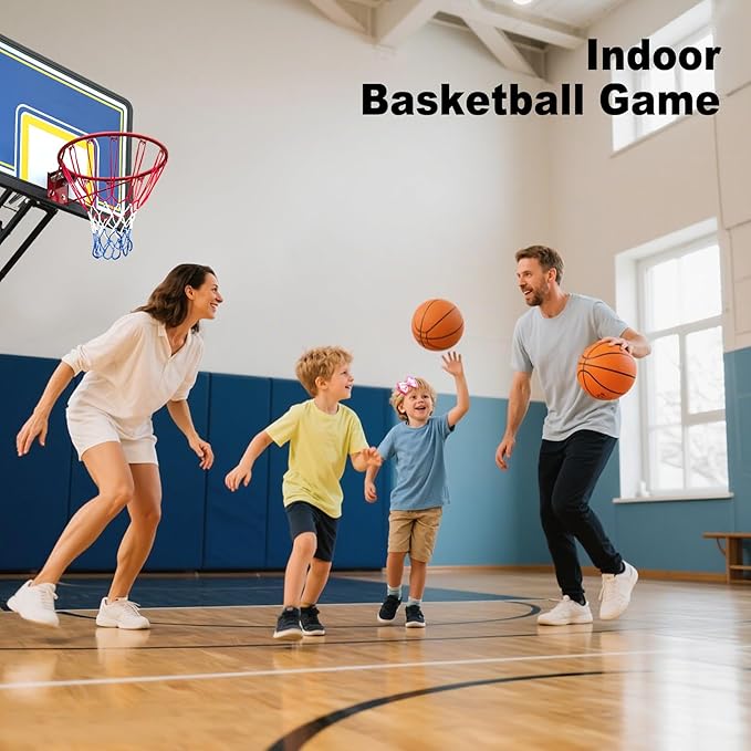 Basketball Hoop Outdoor 8.04-10FT Height Adjustable, Portable Basketball Goal with 44 Inch Shatterproof Backboard, Heavy-Duty Base & Wheels for Youth,Teens,Adults in Backyard,Driveway,Indoor