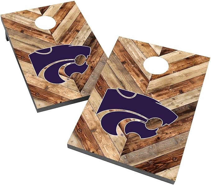 College Team Cornhole Boards, 2x4 Bag Toss Game Set, Officially Licensed Cornhole Game, Perfect for Tailgates