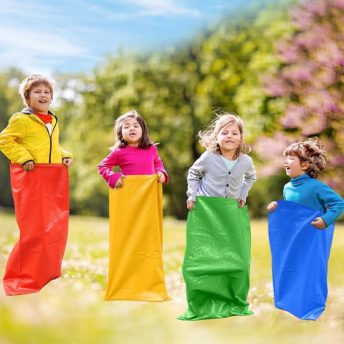 Potato Sack Race Bags, Large Size Race Bags for Family Game, Outdoor Games Sack Race Bags for Adults and Kids,Bean Bag Game Set Outside Yard Games