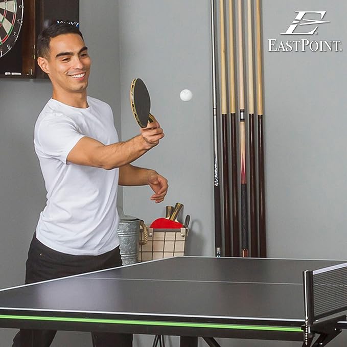 EastPoint Ping Pong Paddle Sets - Choose 2 Player Table Tennis Paddle Set, or 4 Player Deluxe Kit with Balls and Storage Case