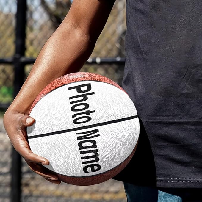 Personalized Basketball Leather Basketball Custom Basketball with Your Personalized Pictures Text Sports Equipment