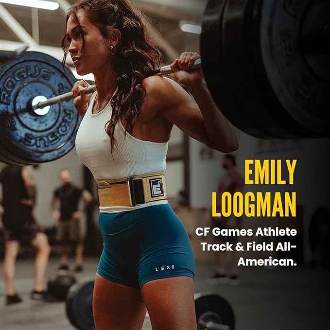 Element 26 Self-Locking Weight Lifting Belt - Premium Weightlifting Belt for Serious Functional Fitness and Olympic Lifting Athletes - Lifting Support for Men and Women - Deadlift Training Belt