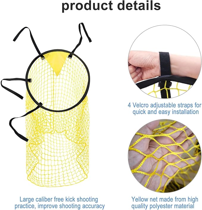 Soccer Targets for Goals Training: Soccer Goal Target Nets for Shootings Accuracy Training - Football Shooting Accuracy Practice Equipment 2PCS