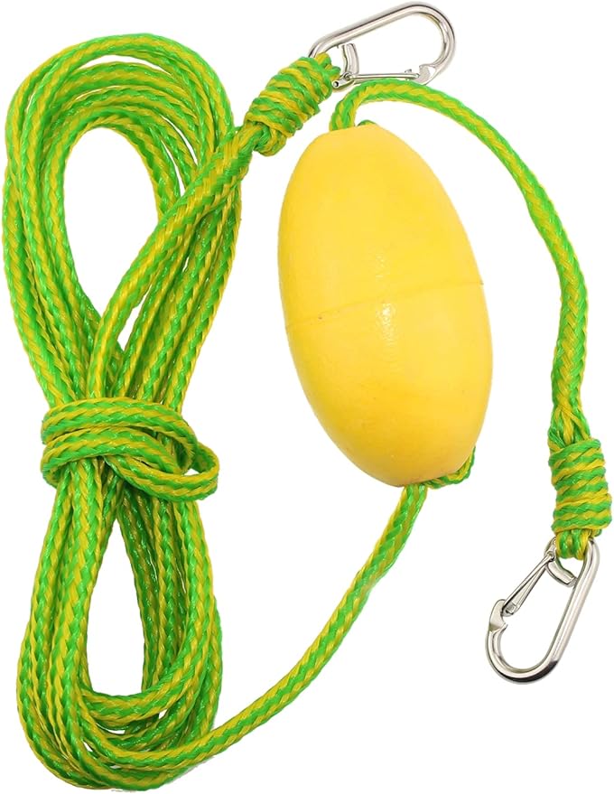 MOOCY Screw Anchor System for Small Boats, PWC, Kayak,Canoes,Paddle Boards (SUP)| Sand Spike - Includes 16-Foot Anchor Line, Float and Clip