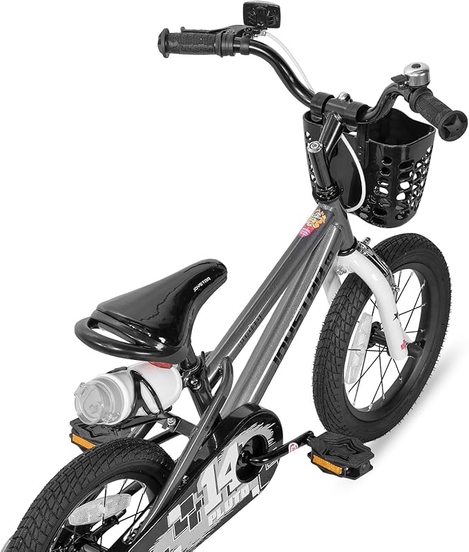 JOYSTAR Pluto 12 14 16 18 20 Inch Kids Bike with Light Up Training Wheels, Kids' Bicycle for Boys Girls Age 3-12 Years, Children Bikes, Multiple Colors