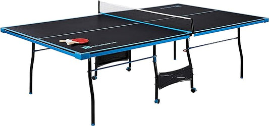 MD Sports Table Tennis Tables Multiple Styles Ping Pong Tables, Foldable for Easy Storage with Nets Included, Perfect for Family Game Rooms