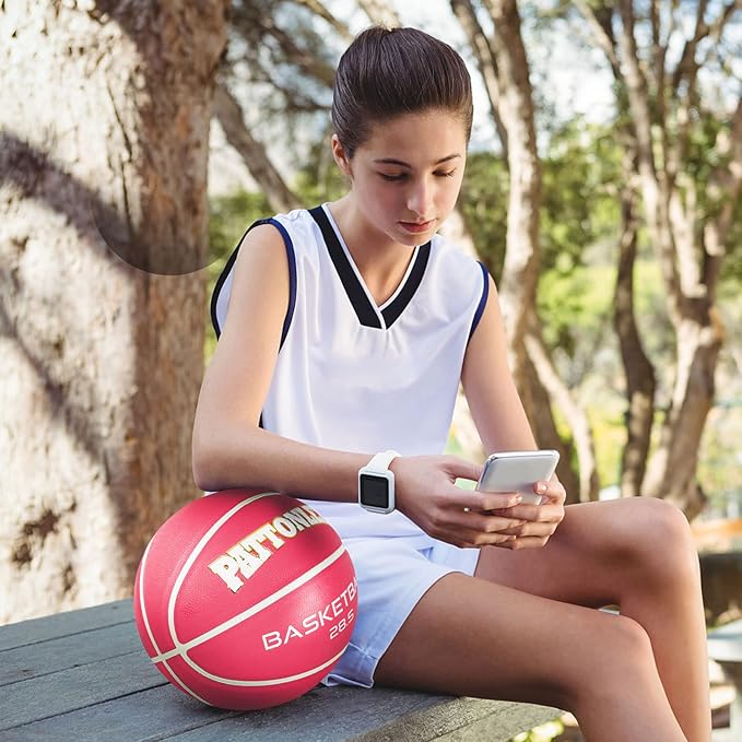 Women's Basketball - Size 6 (28.5) with Pump - Ideal for Girls' Basketball
