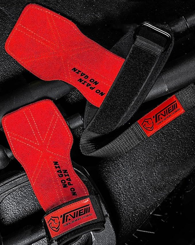 Wrist Straps for Weightlifting for Maximum Grip Support - Lifting Deadlift Strap & Weight Lifting Grips Gloves for Working Out Pull Up Deadlifting & Shrugs