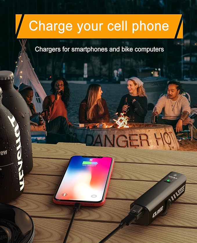 TOWILD Bike Lights for Night Riding,Compatible with Garmin/GoPro Mount,600 Lumen Bike Headlight,2000mAh Rechargeable Battery,Waterproof Bike Front Light for Commuter Cyclists-Fits All Bikes