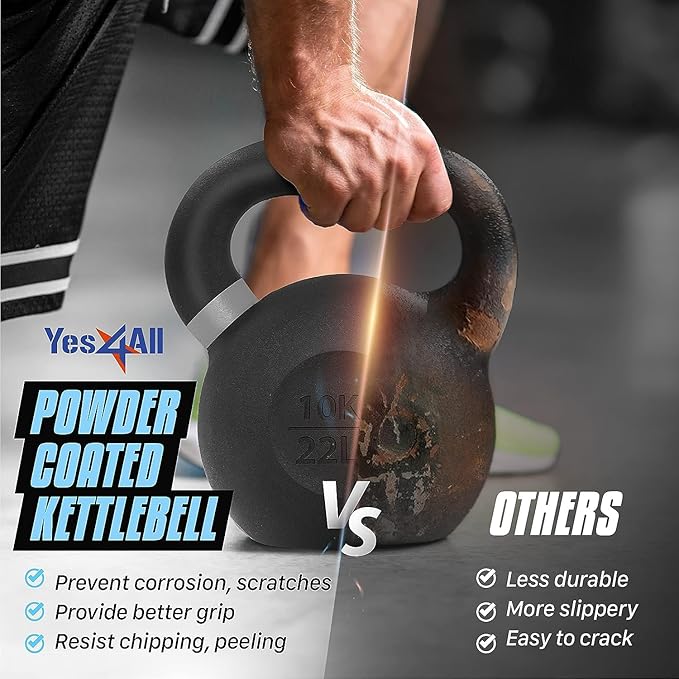 Yes4All Cast Iron Kettlebell