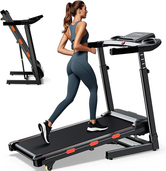 340lb Capacity Walking Pad Treadmill with 12% Incline, Big LED Display Under Desk Treadmill Support Full Manual/3-Preset Countdown/App Mode, Portable Treadmills for Small Spaces, Home