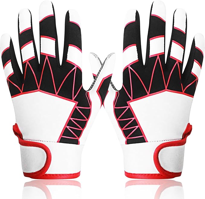 Youth Baseball USA Flag Glove American Flag Batting Gloves Comfortable Fit Breathable Durable Lightweight Design Junior Training Batting