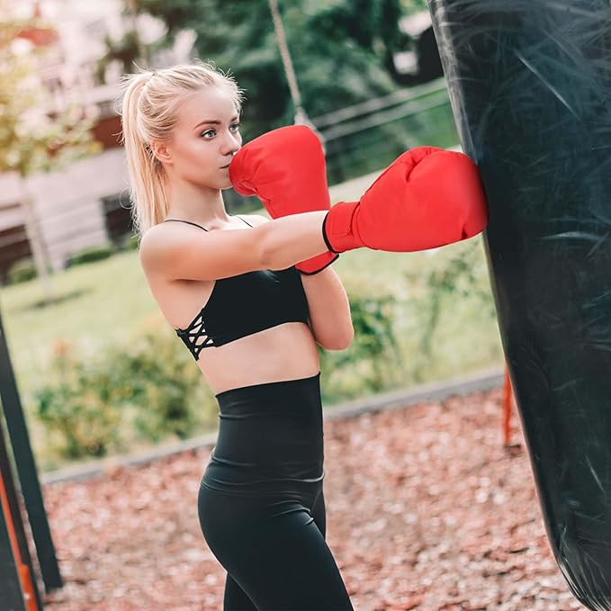 2 Pairs Boxing Gloves for Beginners & Kids, Boxing Training Gloves Suitable for Men & Women, Lightweight Shockproof Gloves for Training & Practice