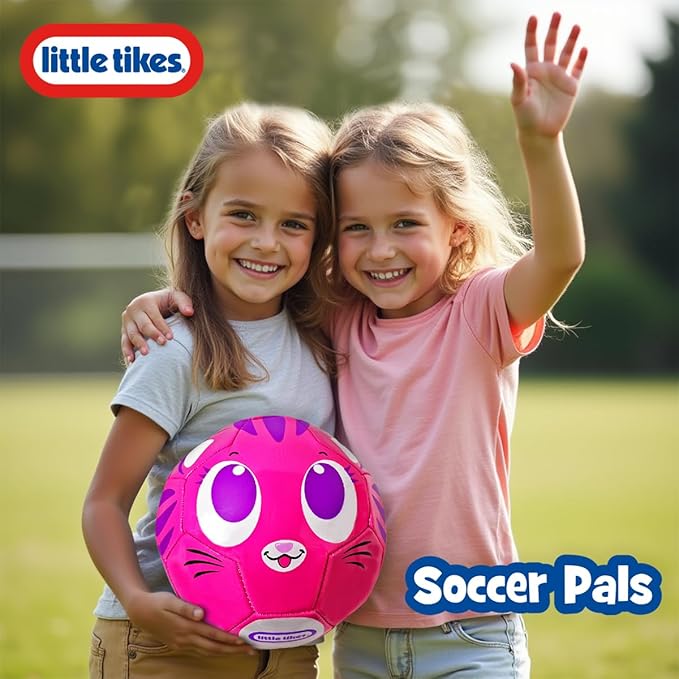 Little Tikes Kitty Soccer Ball – Soft, Lightweight Toddler Soccer Ball for Indoor & Outdoor Play – Designed for Ages 36+ Months