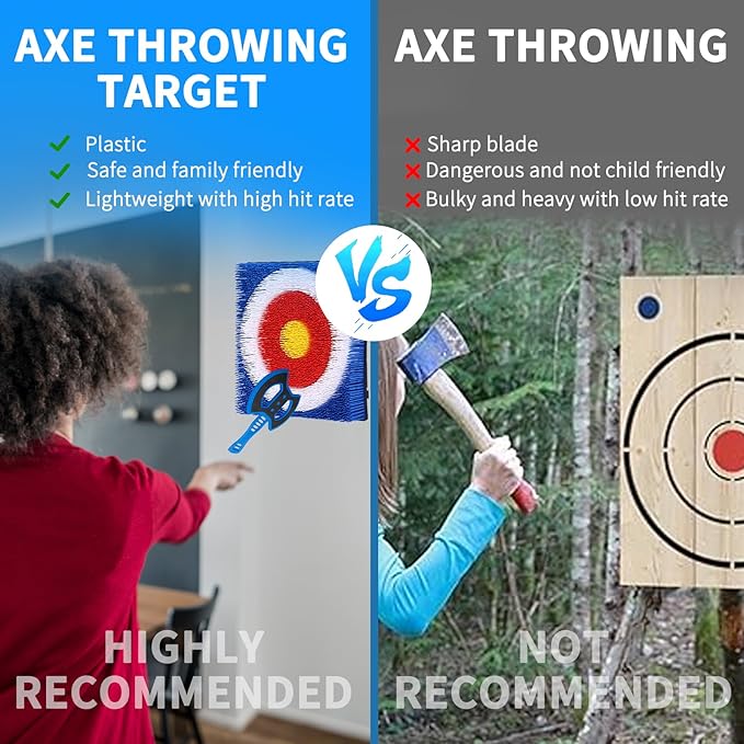 Throwing Axe Game Axe Throwing Target for Outdoor Play for All Family Members
