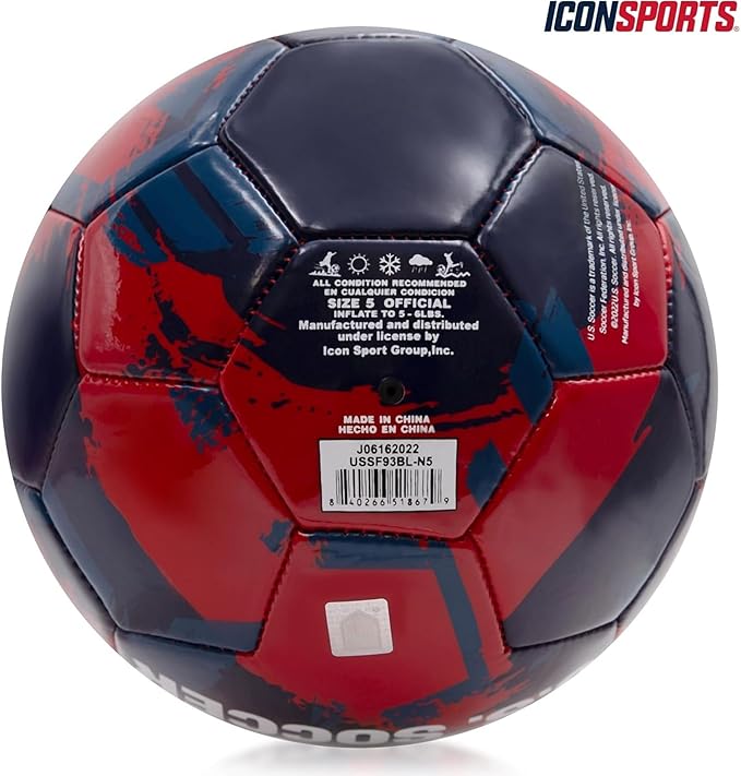 Icon Sports Officially Licensed Tottenham Hotspur Regulation Size 5 Soccer Ball