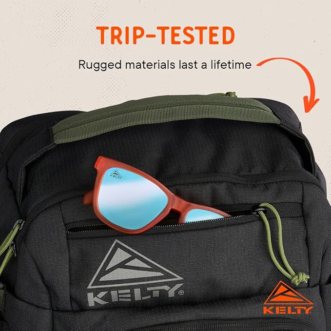 Kelty | Redwing Traveler Backpacks, Travel Pack for Adventure Travel | Burnt Olive & Black