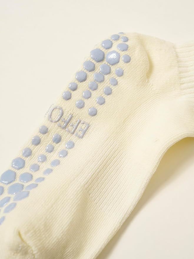 Crew Half Calf Grip Socks, Cutest Fruits Pilates Socks, Ruffle socks, Non-Slip, Barre Yoga Fitness
