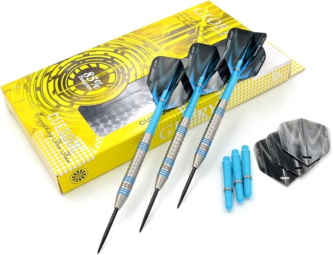 CUESOUL Professional Tungsten Steel Tip Dart Set 85% Tungsten 22g/24g/26g-Glory Series