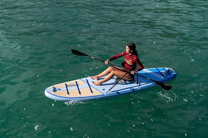 Thurso Surf Universal Inflatable Kayak Seat with Back Support - Sit-on-Top Adjustable Paddle Board Seat with Backrest Extra Sturdy Comfort for SUP, Canoe, Fishing and Boat