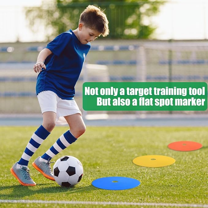 TOBWOLF 4PCS Soccer Goal Target, Soccer Goal Shooting Targets with Adjustable Extra-Long Strips, Targets for Goals Training Enhance Agility Speed for Lacrosse, Hockey, Baseball, Football