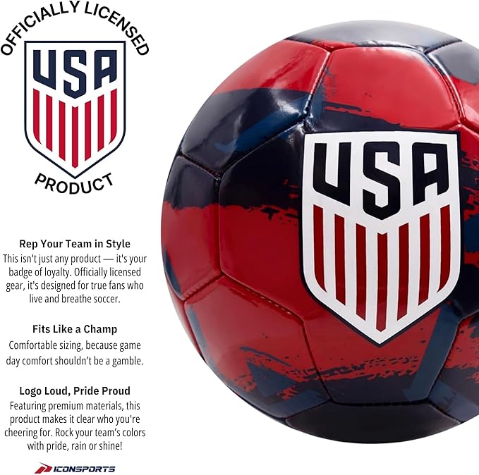 Icon Sports Officially Licensed Tottenham Hotspur Regulation Size 5 Soccer Ball