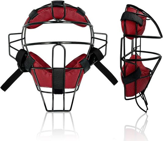 Baseball Catcher Mask Umpire Mask,Full-Face Protection Mask for Baseball,Lightweight Secure Fit Provides Maximum Protection and Comfort – Does Not Obstruct View